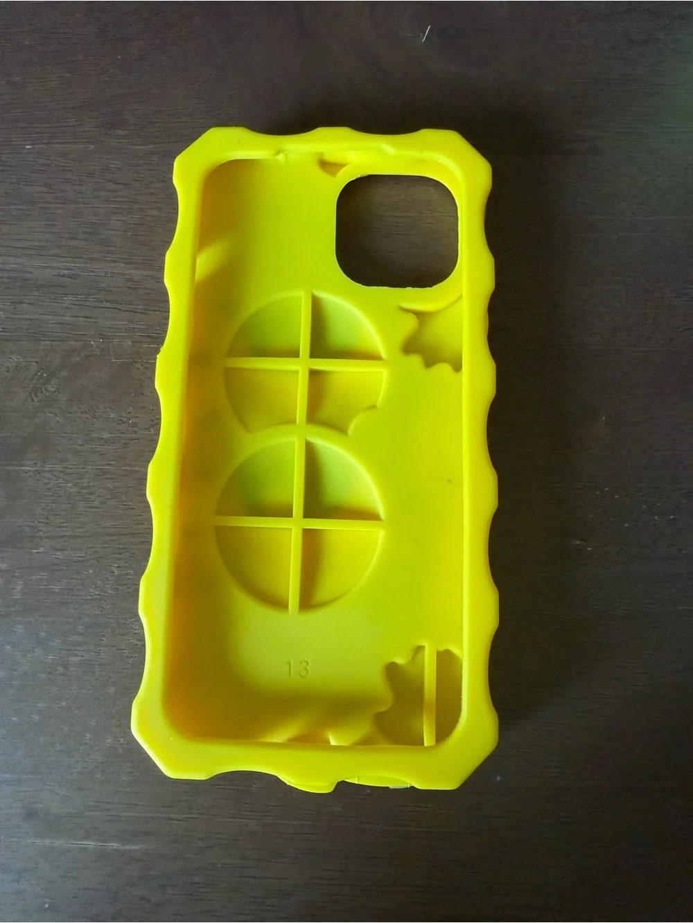 SpongeBob Yellow Cartoon Silicone iPhone Case